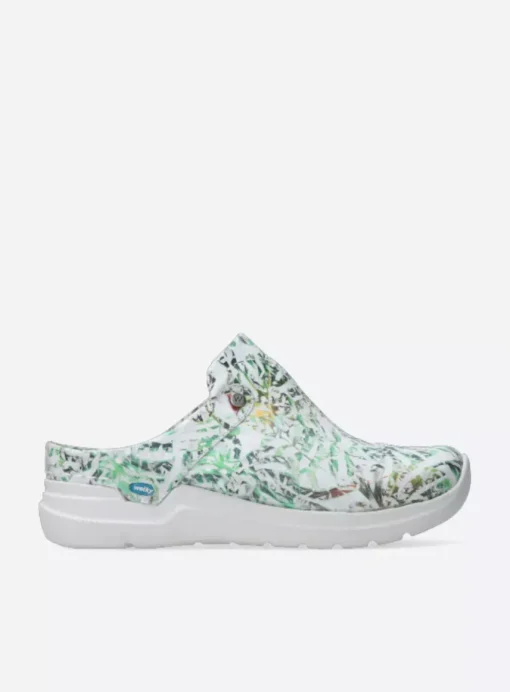 Holland DB - gebroken wit/groen nubuck