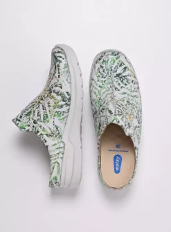 Holland DB - gebroken wit/groen nubuck