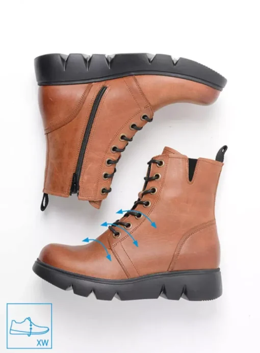 Hope XW - cognac leer