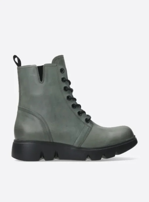 Hope XW - grijs groen leer