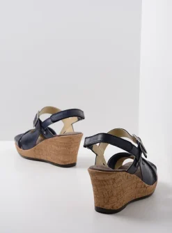 Ixia 2 - blauw leer