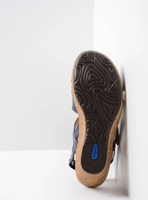 Ixia 2 - blauw leer