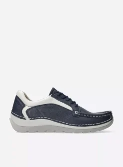 Japura - blauw leer