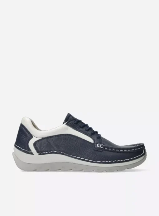 Japura - blauw leer