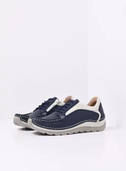 Japura - blauw leer