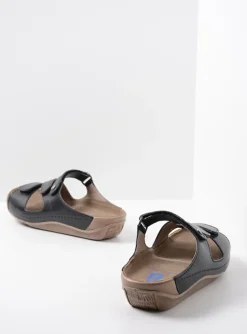 Jasper - zwart leer