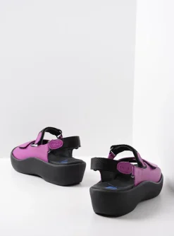 Jewel - fuchsia leer