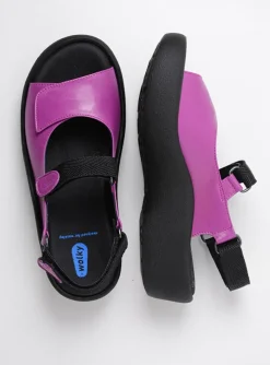Jewel - fuchsia leer