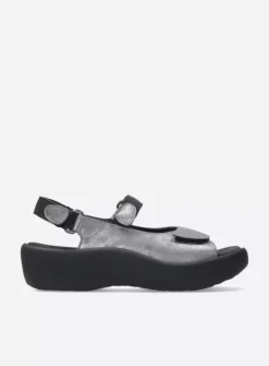Jewel - grijs metallic nubuck