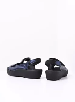 Jewel - marineblauw metallic nubuck