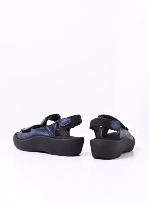 Jewel - marineblauw metallic nubuck