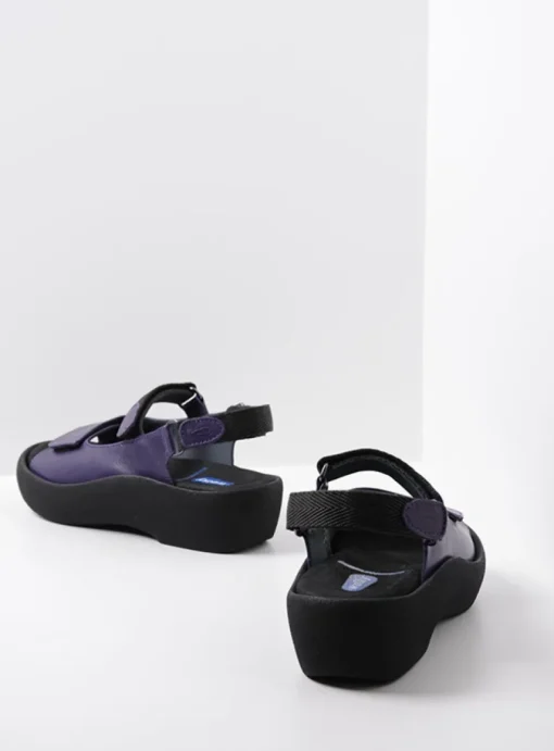 Jewel - paars leer