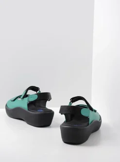 Jewel - turquoise leer