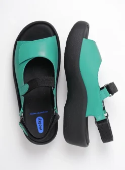 Jewel - turquoise leer