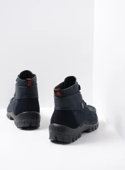Jump - blauw nubuck
