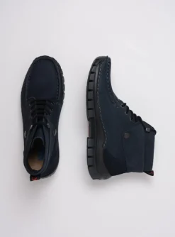 Jump - blauw nubuck