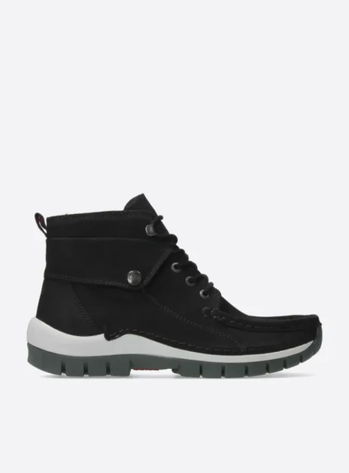 Jump - zwart grijsgroen nubuck