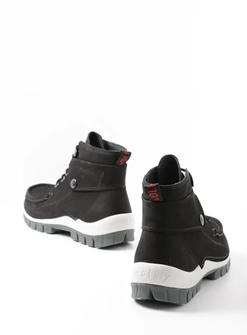 Jump - zwart grijsgroen nubuck