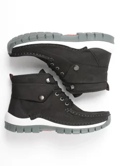 Jump - zwart grijsgroen nubuck