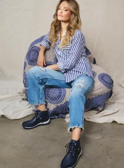 Jump Summer - denim leer
