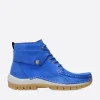 Jump Summer - hemelsblauw nubuck