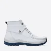 Jump Summer - wit/blauw leer