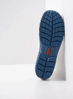 Jump Summer - wit/blauw leer