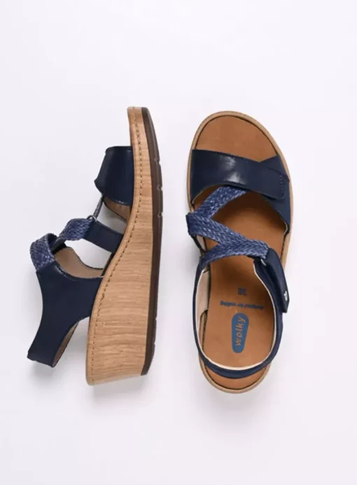 La Jolla - denim effectleer