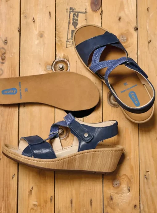 La Jolla - denim effectleer