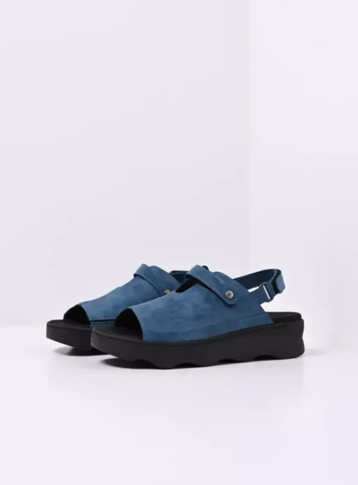 Laprida - blauw effectleer