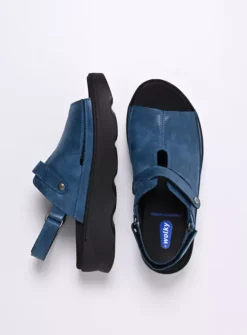 Laprida - blauw effectleer
