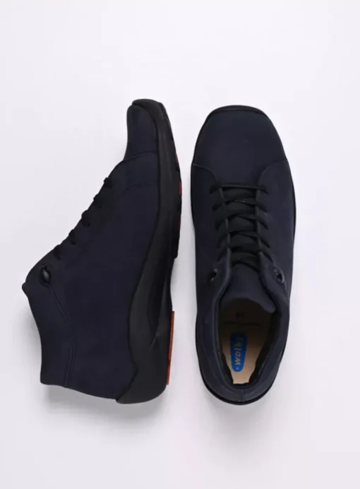 Louise - blauw nubuck