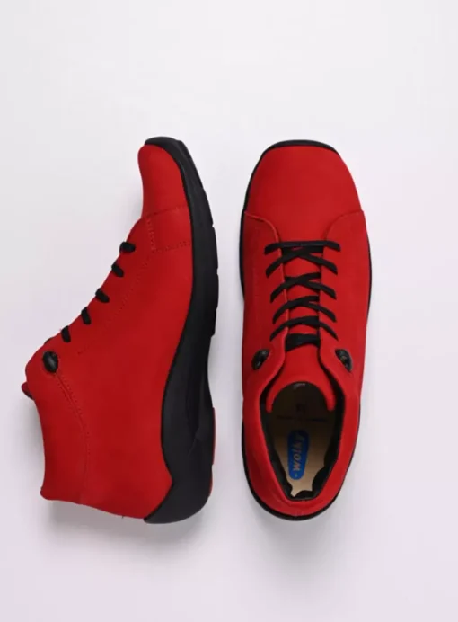 Louise - donkerrood nubuck