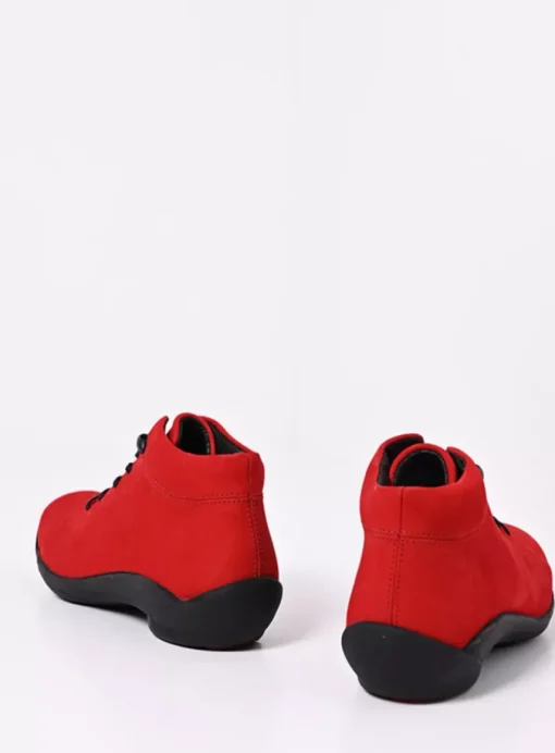 Louise - donkerrood nubuck