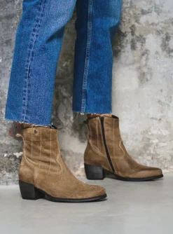 Lubbock - taupe suede