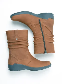 Luna - cognac nubuck
