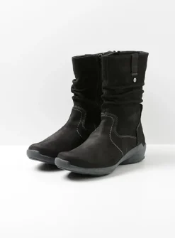Luna - zwart nubuck