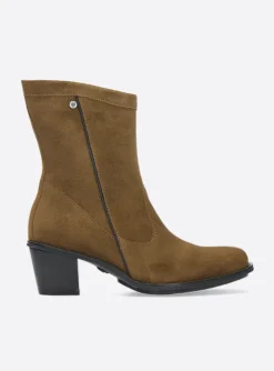 Mallow - donker taupe suede