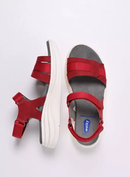 Miku - rood nubuck