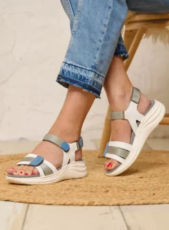 Miku - wit/multi nubuck