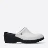 Multi Clog - creme wit leer