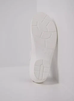 Multi Clog - wit leer