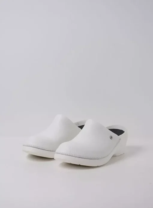 Multi Clog - wit leer