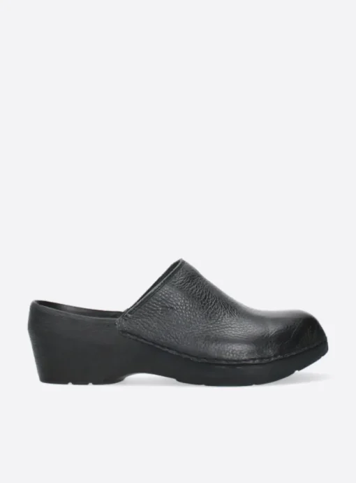Multi Clog - zwart leer