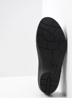 Multi Clog - zwart leer