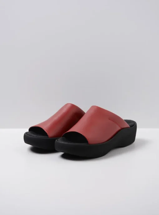 Nassau - rood leer
