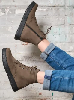 New Wave - donker taupe nubuck