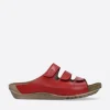 Nomad - rood geolied leer