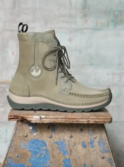 Ocean - grijsgroen nubuck