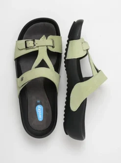 O'Connor - lichtgroen nubuck